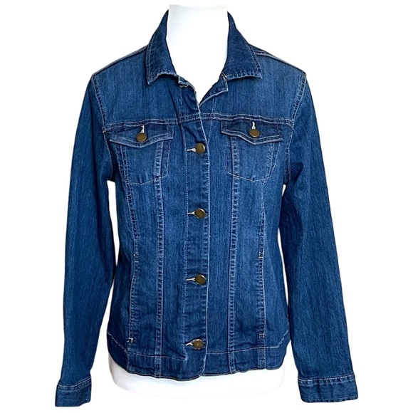 CROFT & BARROW Jean Jacket Size S - Picture 1 of 8